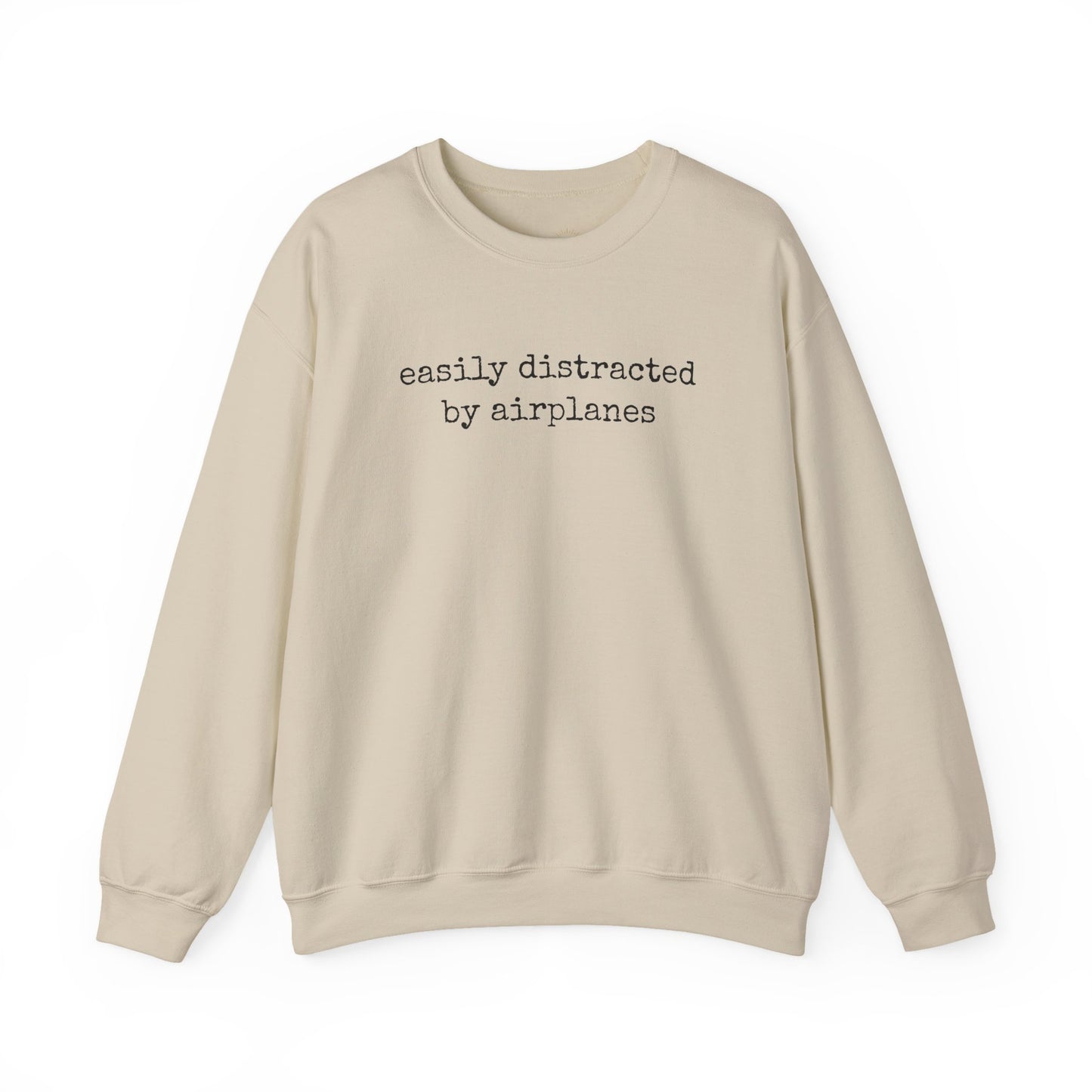 Easily Distracted By Airplanes Premium Sweatshirt