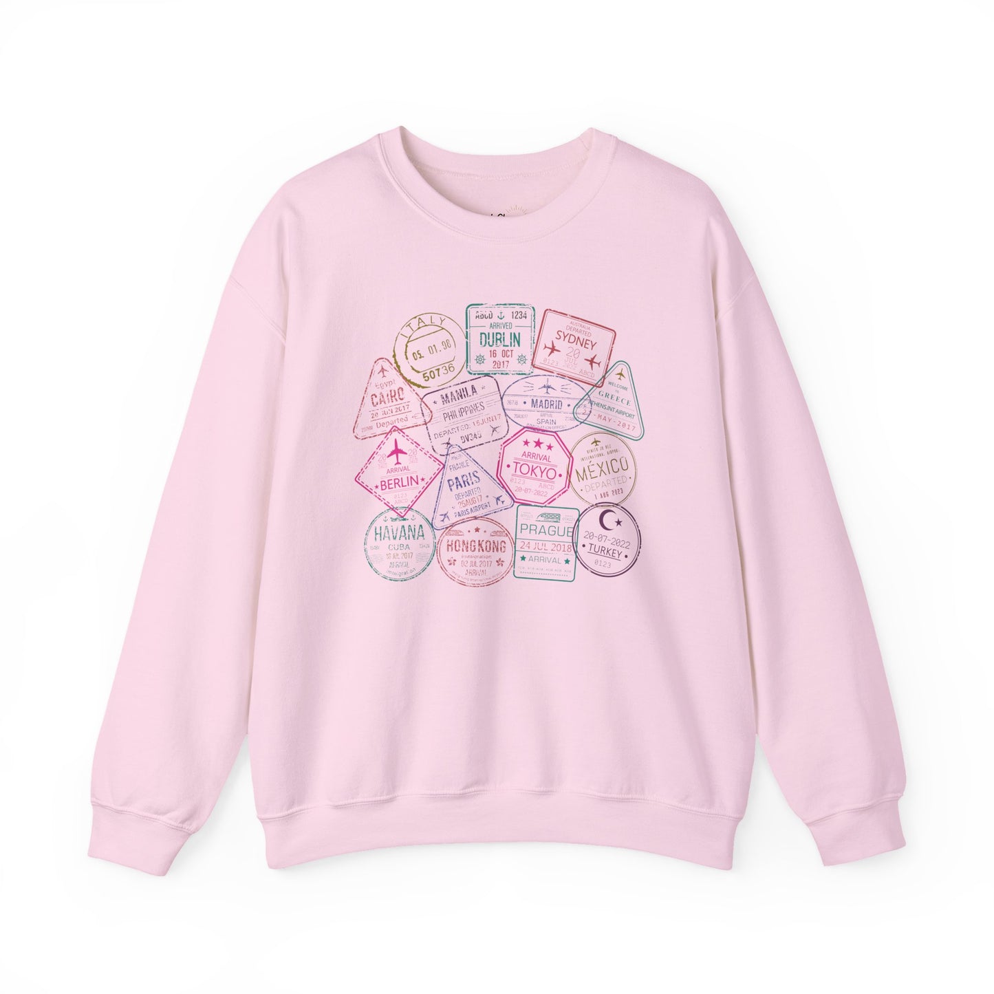 Passport Stamps Premium Sweatshirt