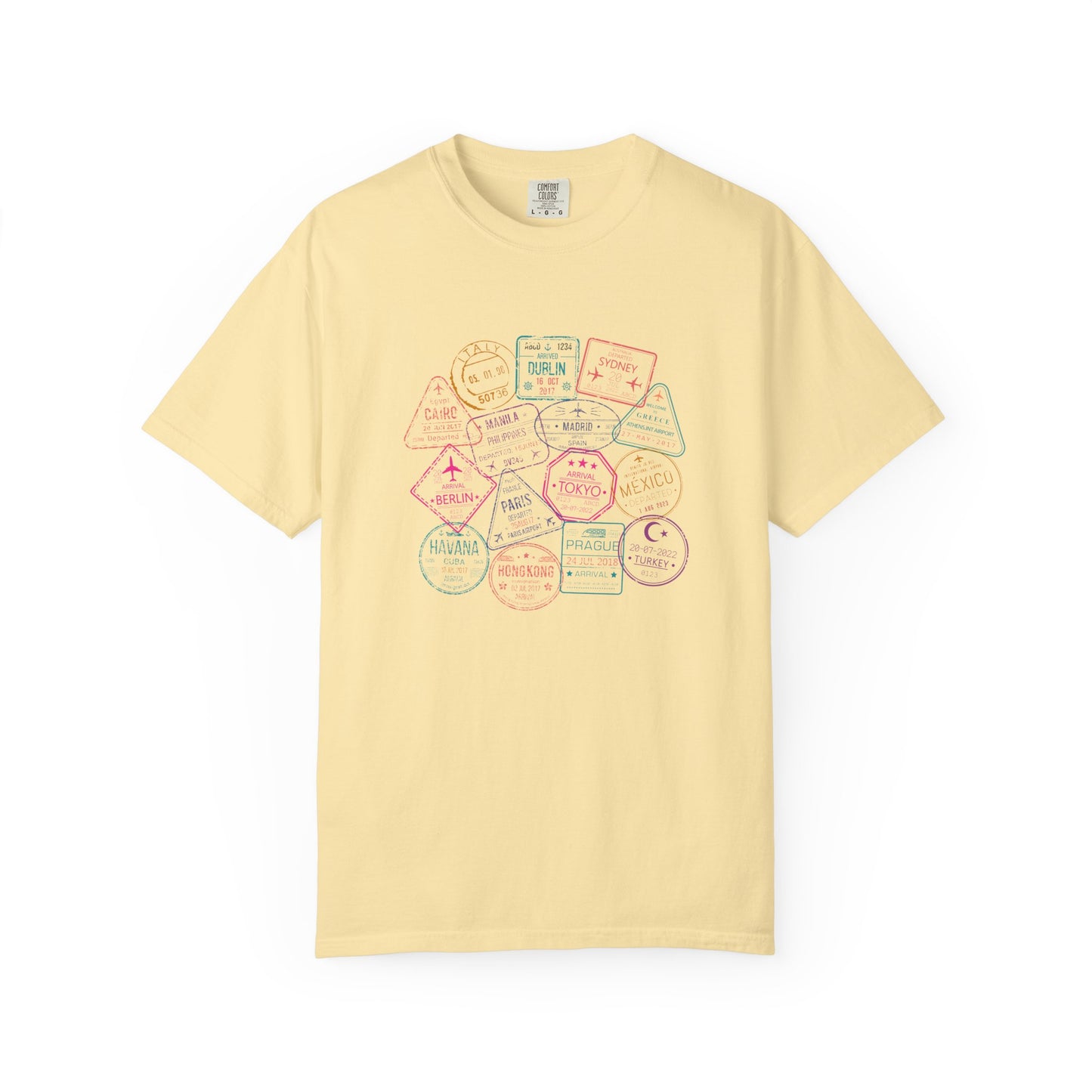 Passport Stamps Premium Tee