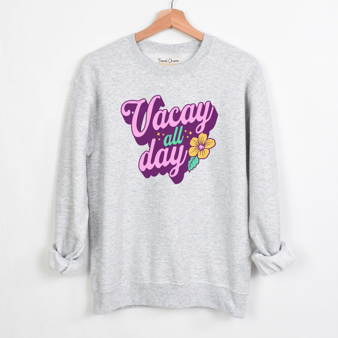 Vacay All Day Premium Sweatshirt