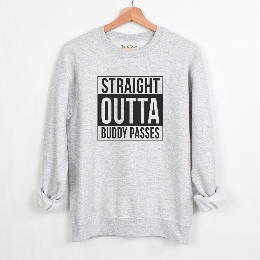 Straight Outta Buddy Passes Premium Sweatshirt