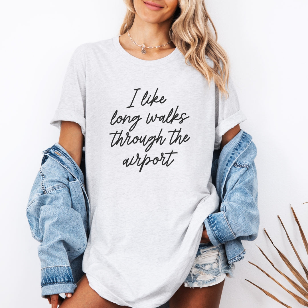 I Like Long Walks Premium Tee
