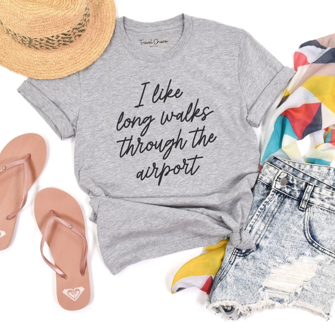 I Like Long Walks Premium Tee