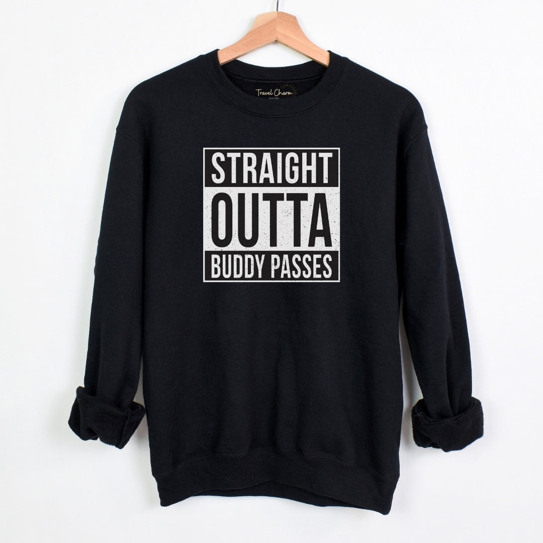 Straight Outta Buddy Passes Premium Sweatshirt