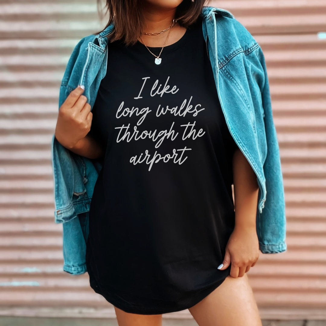 I Like Long Walks Premium Tee