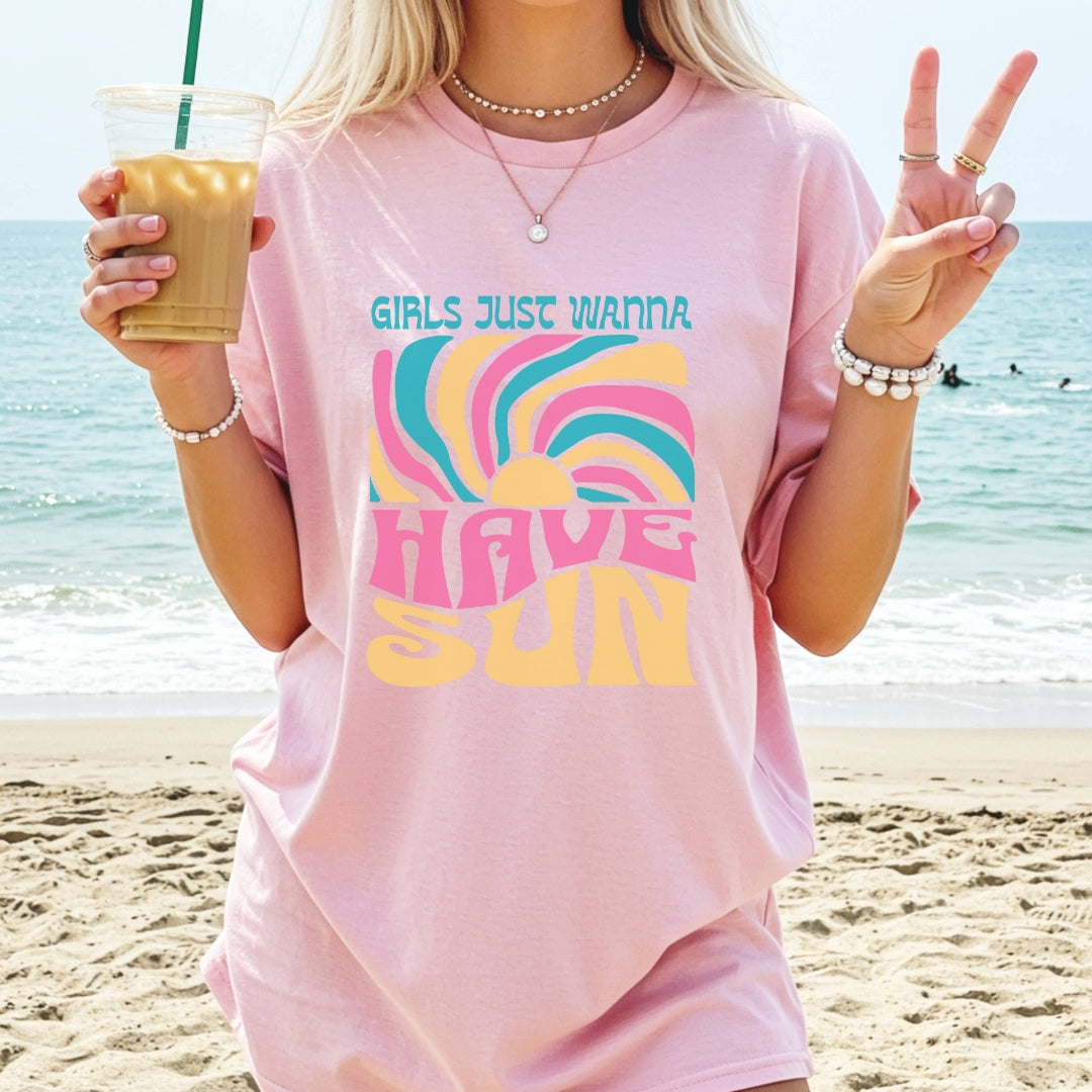 Girls Just Wanna Have Sun Premium Tee