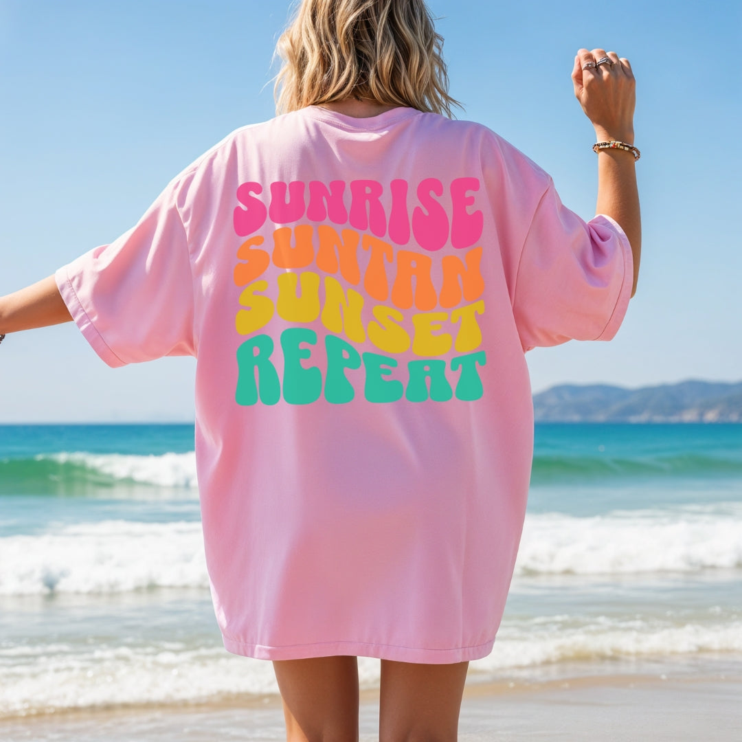 Sunrise Sunset Repeat Premium Tee