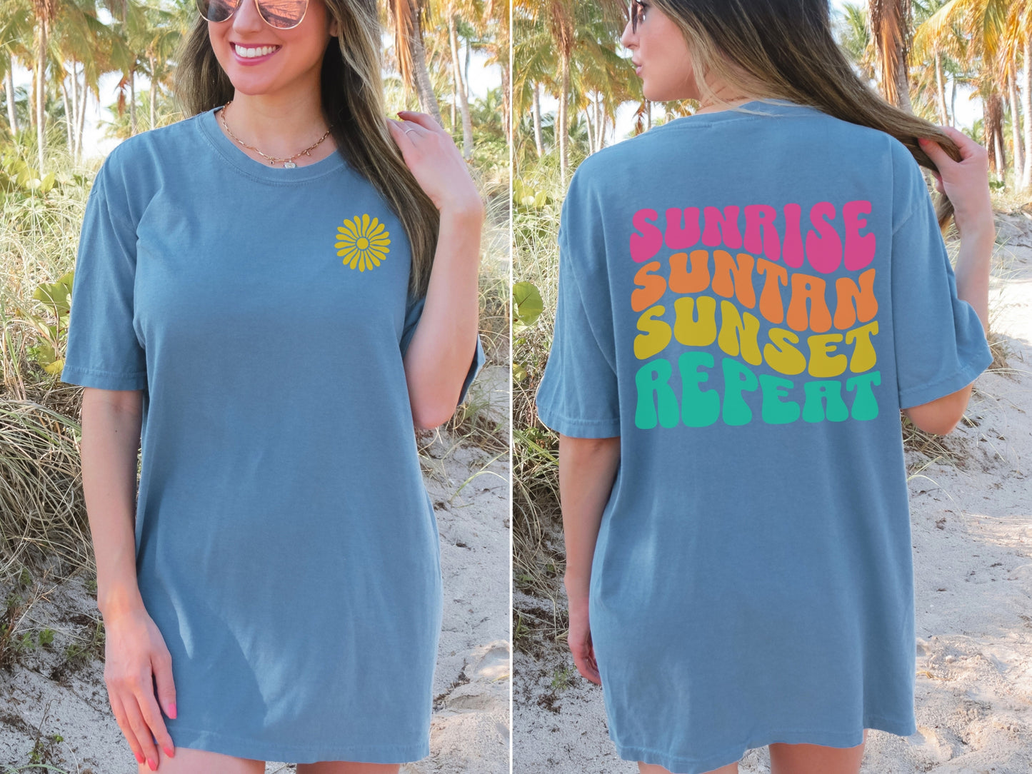 Sunrise Sunset Repeat Premium Tee