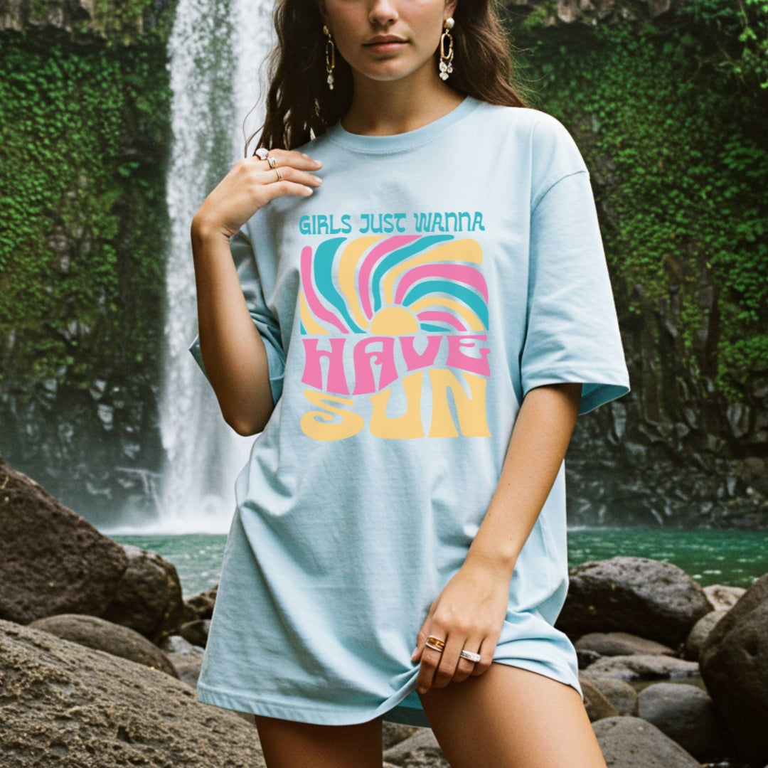 Girls Just Wanna Have Sun Premium Tee