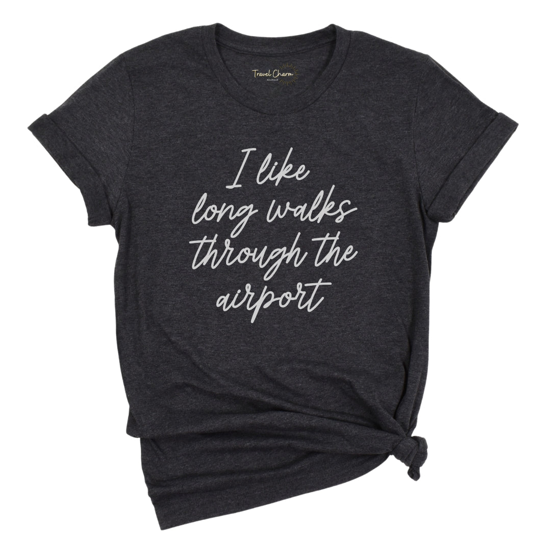 I Like Long Walks Premium Tee