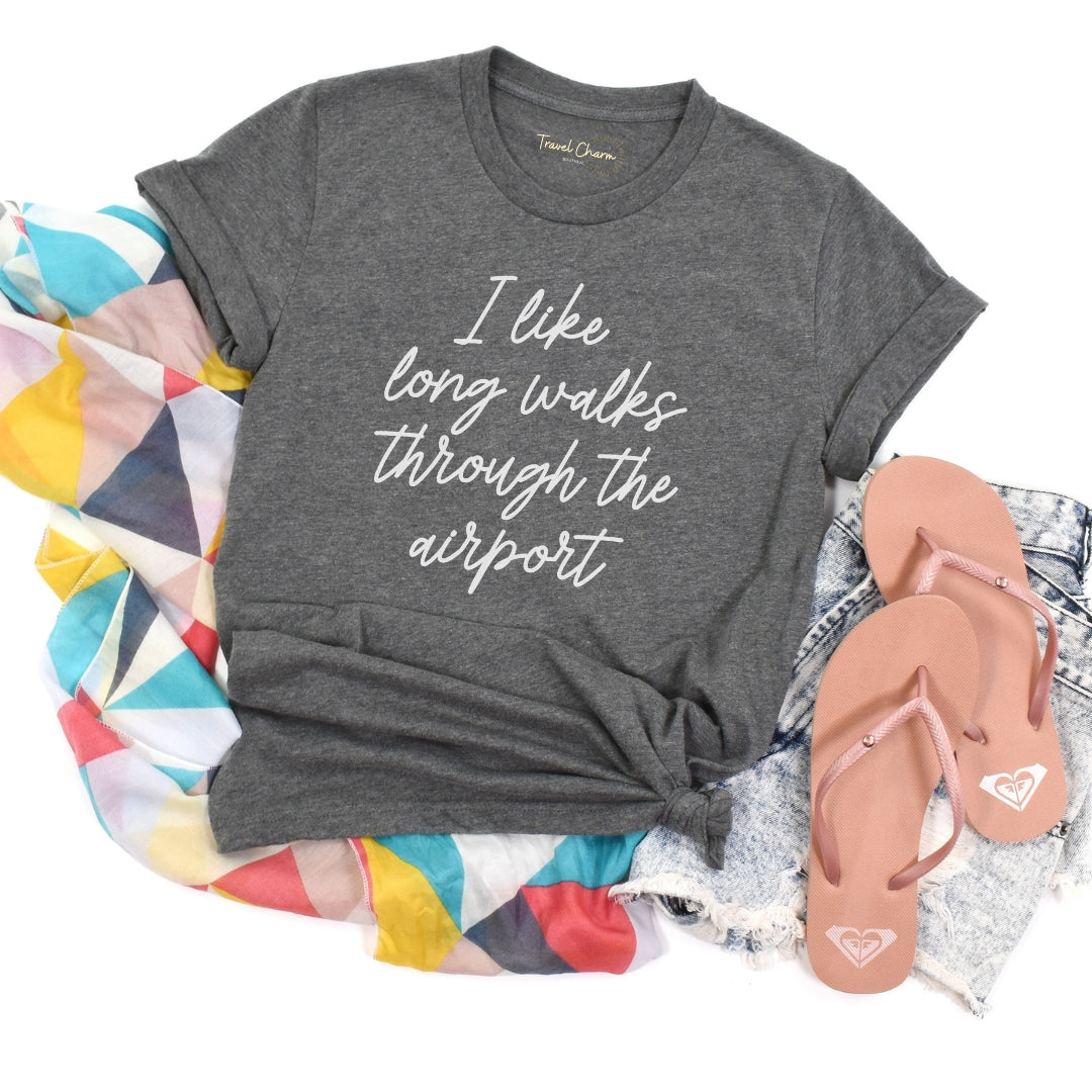 I Like Long Walks Premium Tee