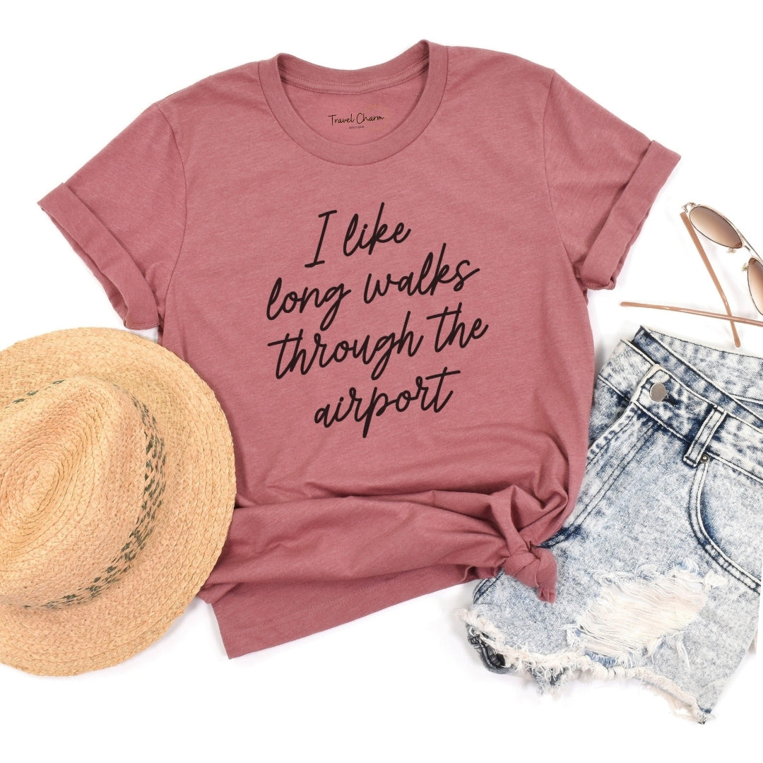 I Like Long Walks Premium Tee