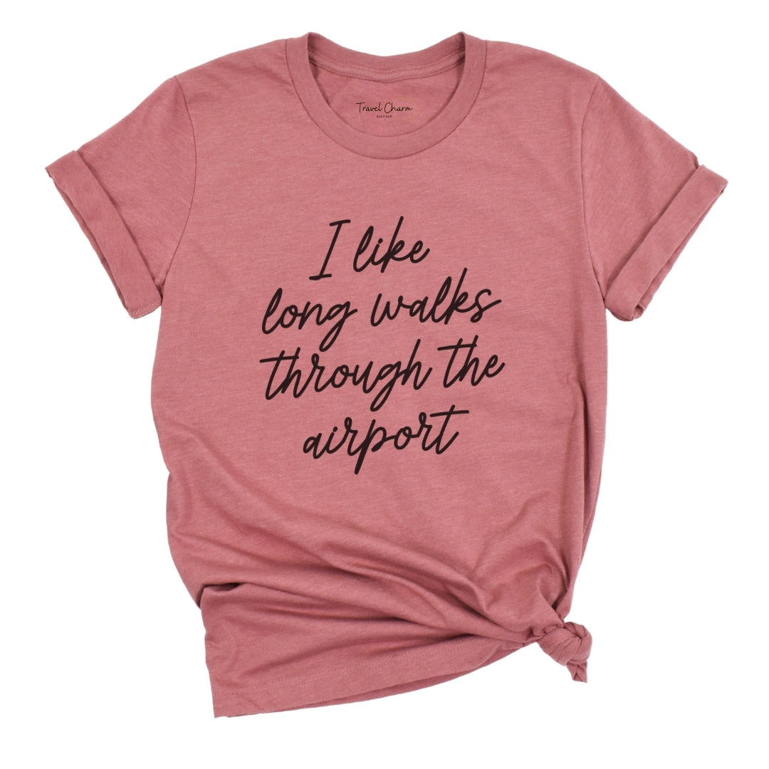 I Like Long Walks Premium Tee