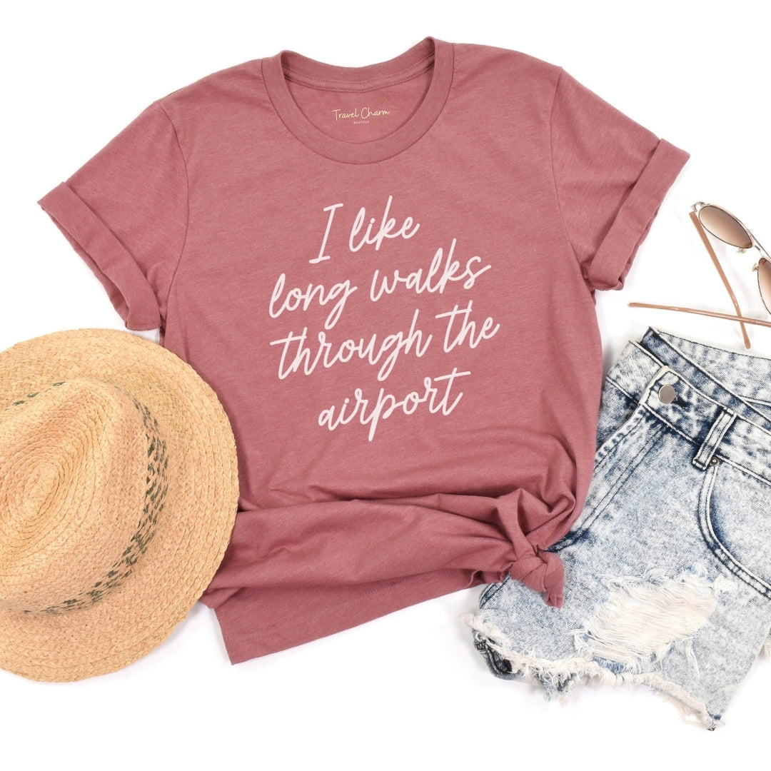 I Like Long Walks Premium Tee