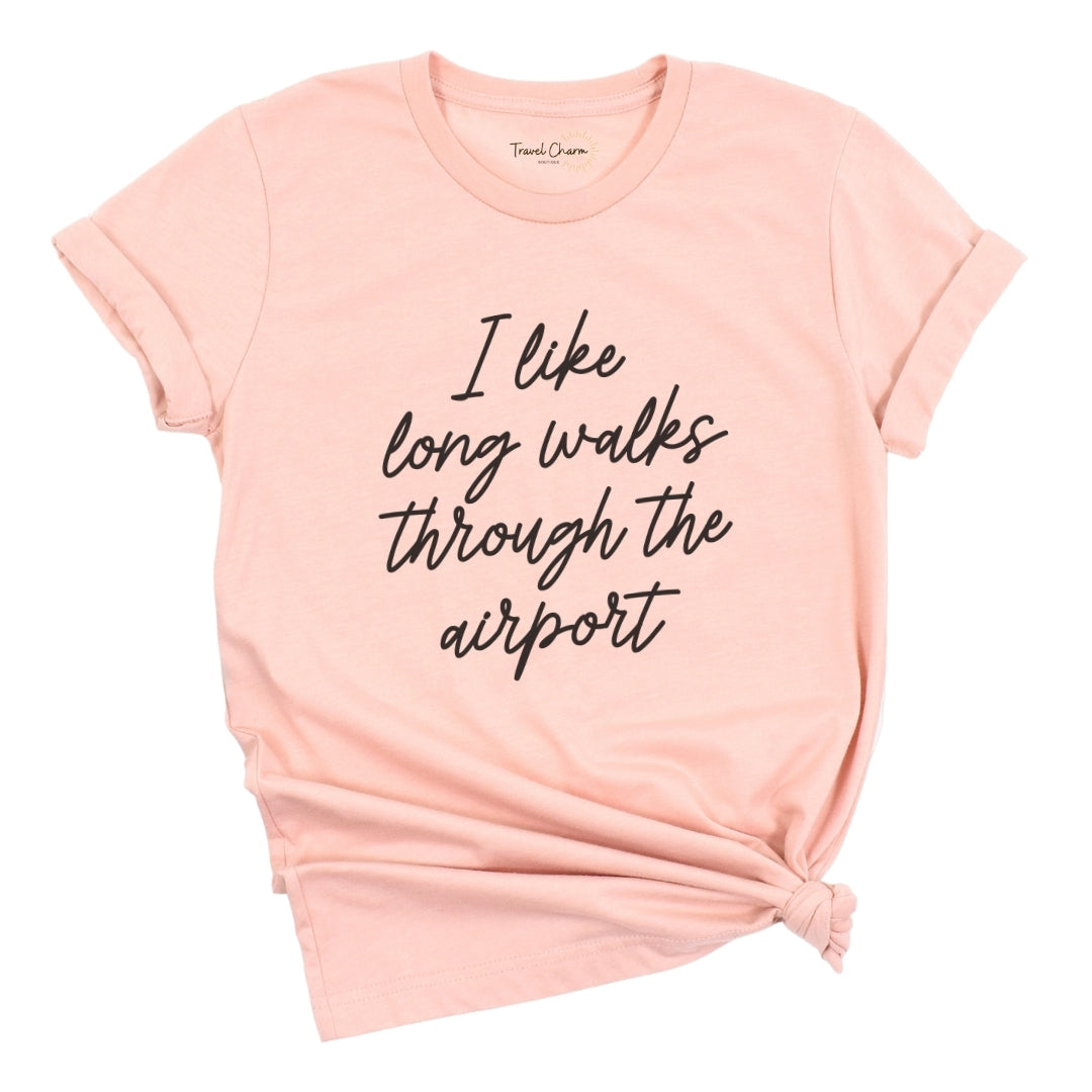 I Like Long Walks Premium Tee