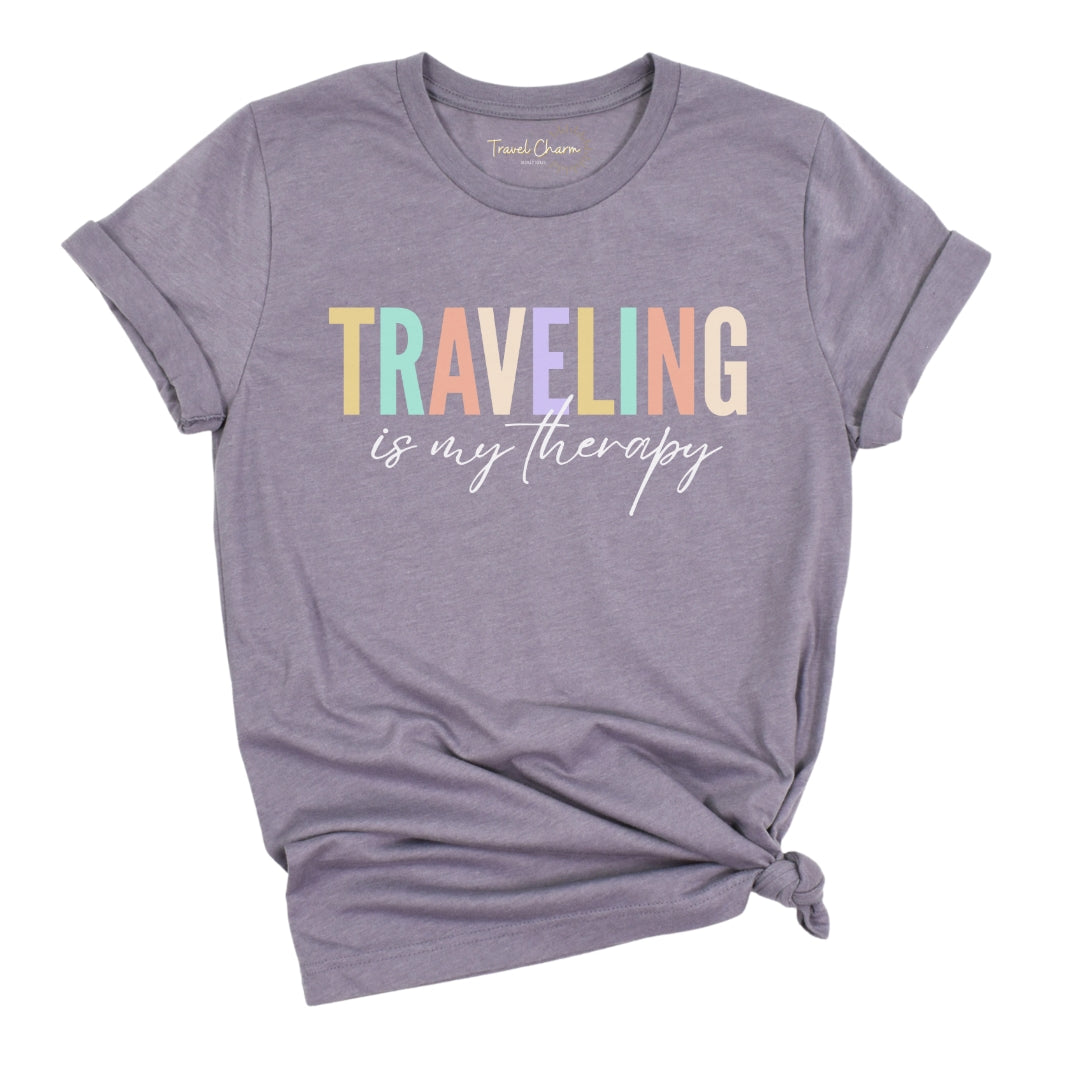 Traveling Is My Therapy Premium Tee