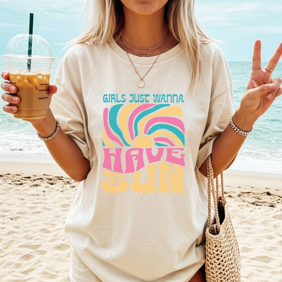 Girls Just Wanna Have Sun Premium Tee