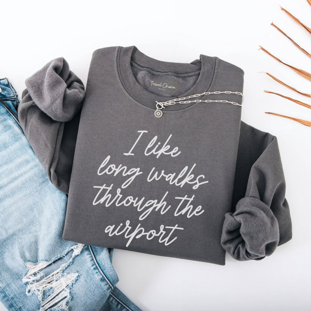 I Like Long Walks Premium Sweatshirt