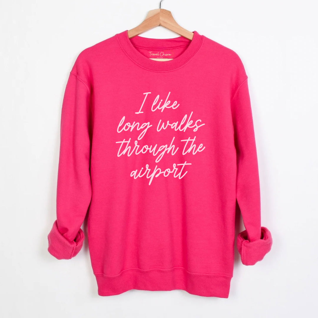 I Like Long Walks Premium Sweatshirt