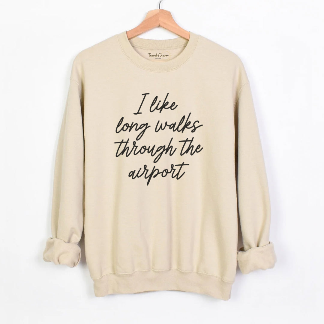I Like Long Walks Premium Sweatshirt