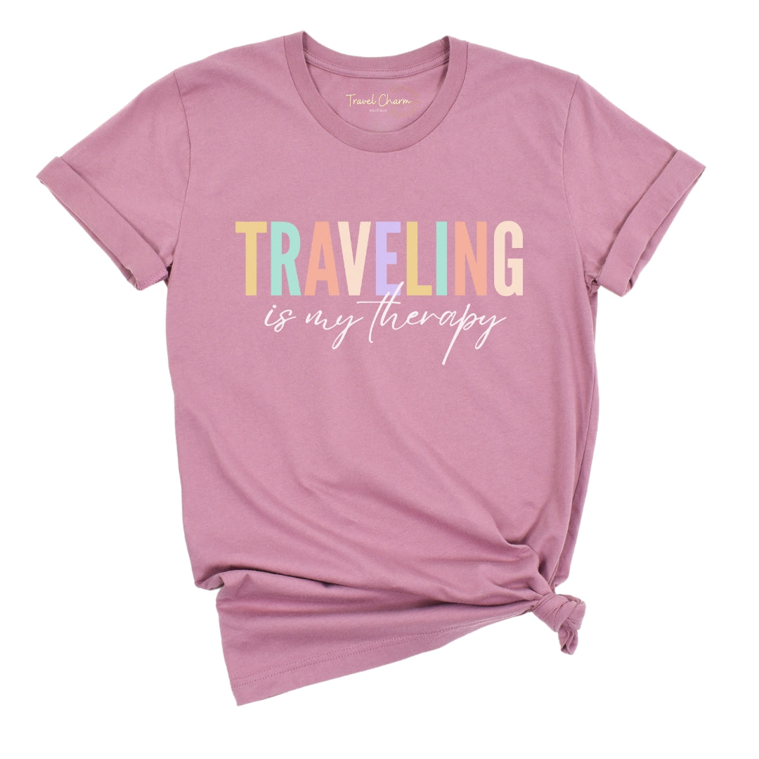 Traveling Is My Therapy Premium Tee
