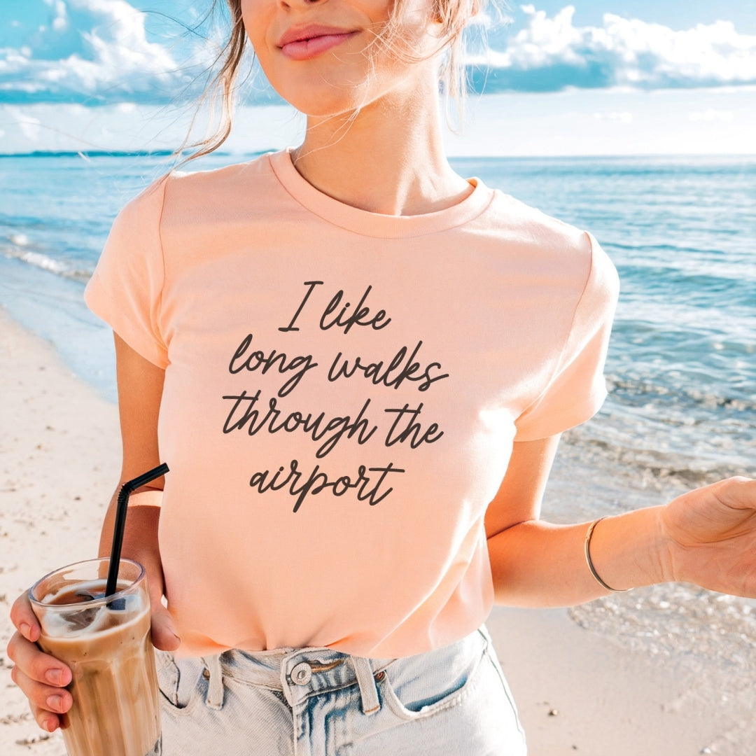 I Like Long Walks Premium Tee