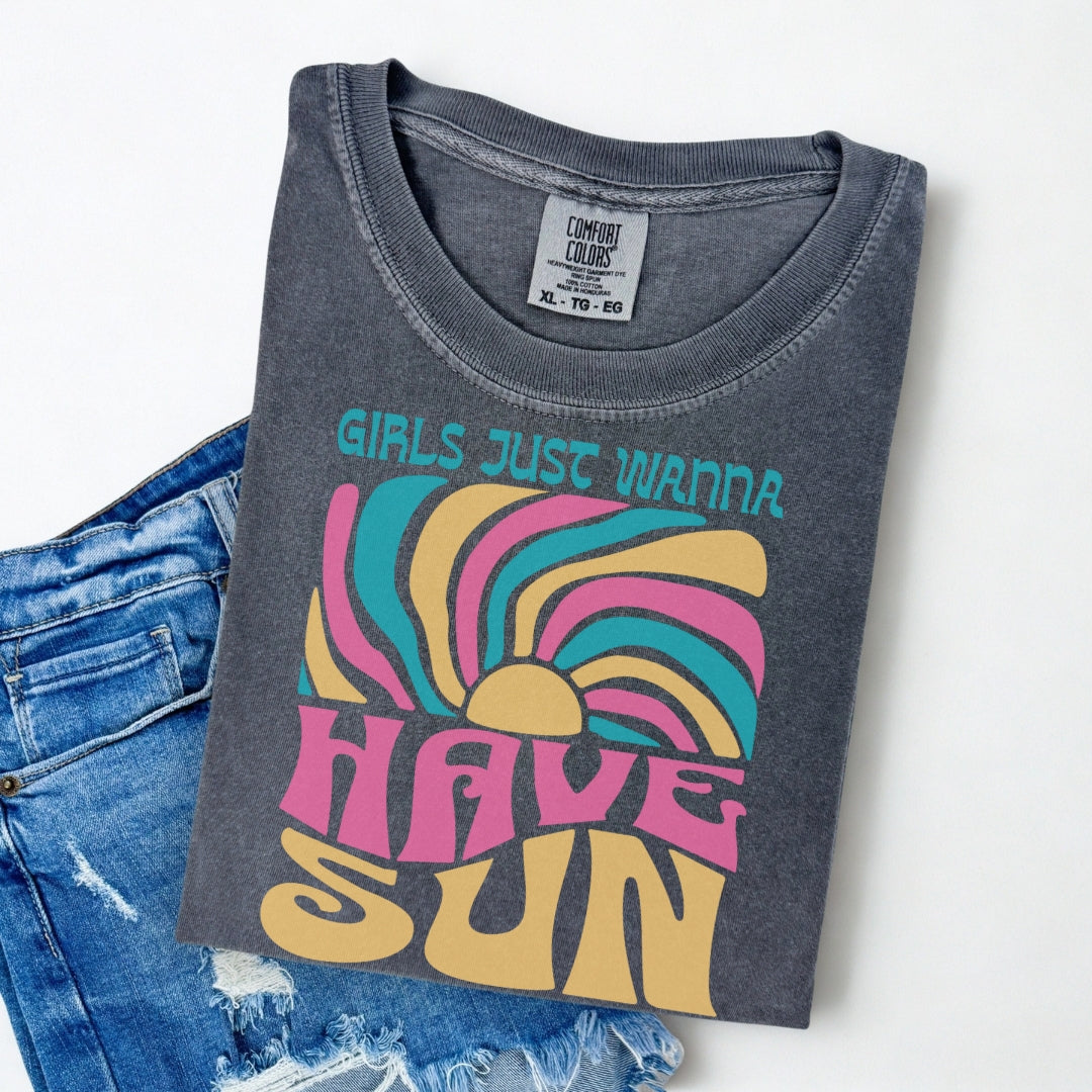 Girls Just Wanna Have Sun Premium Tee