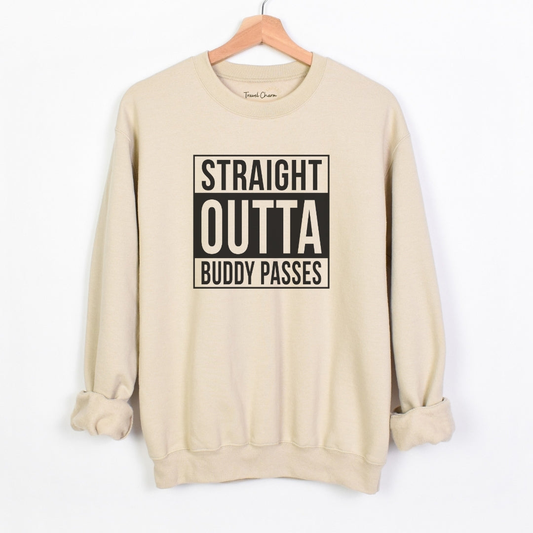 Straight Outta Buddy Passes Premium Sweatshirt