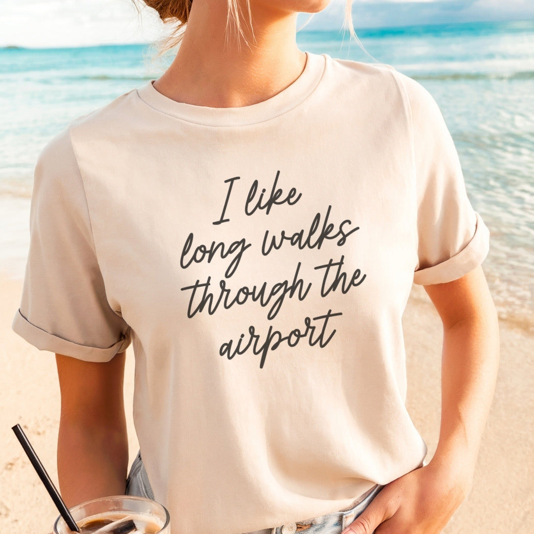 I Like Long Walks Premium Tee