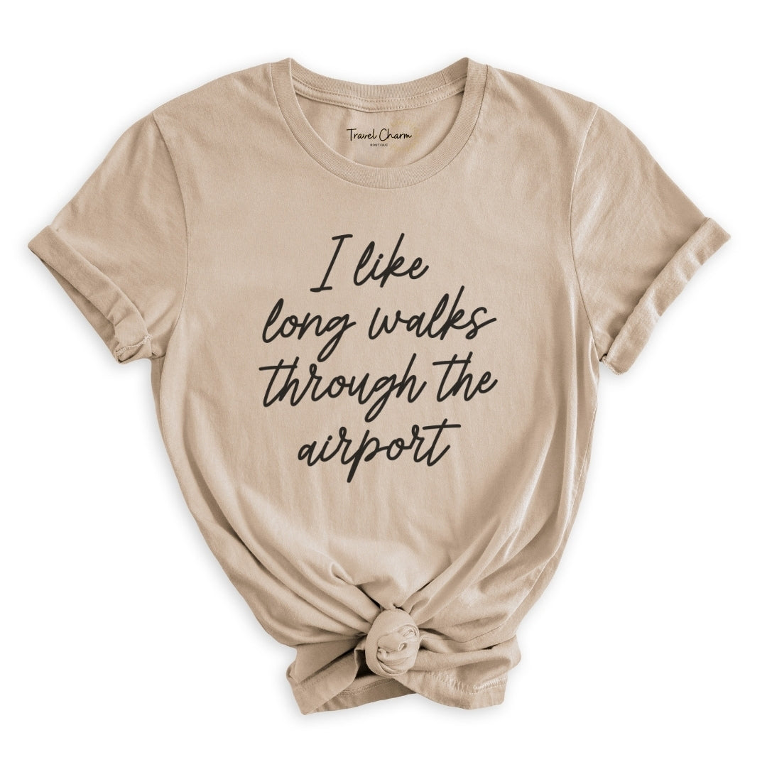 I Like Long Walks Premium Tee