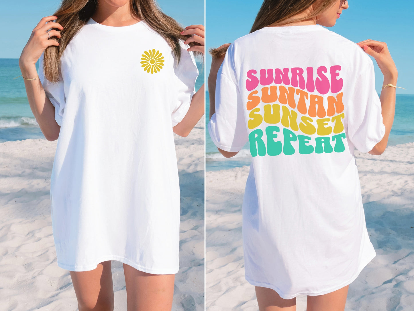 Sunrise Sunset Repeat Premium Tee