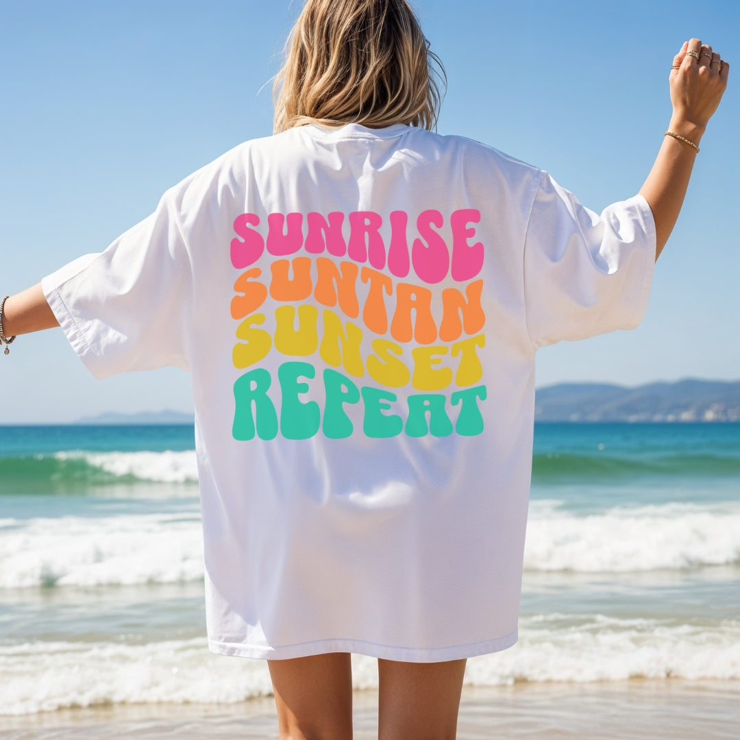 Sunrise Sunset Repeat Premium Tee