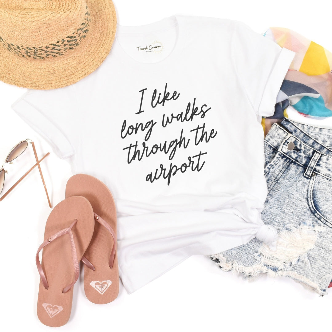I Like Long Walks Premium Tee