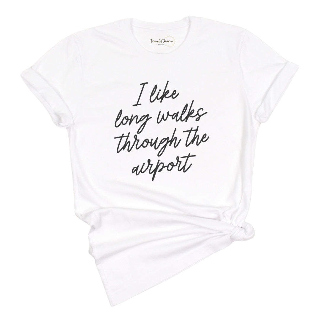 I Like Long Walks Premium Tee