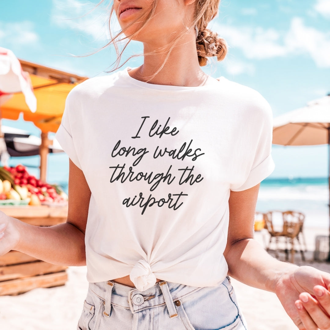I Like Long Walks Premium Tee