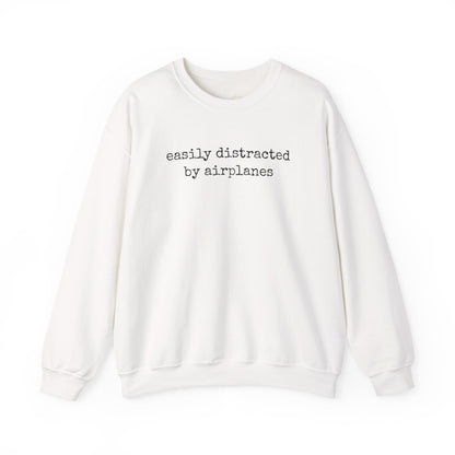 Easily Distracted By Airplanes Premium Sweatshirt