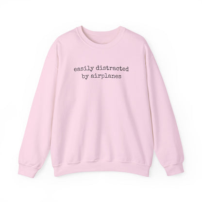 Easily Distracted By Airplanes Premium Sweatshirt