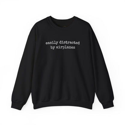 Easily Distracted By Airplanes Premium Sweatshirt