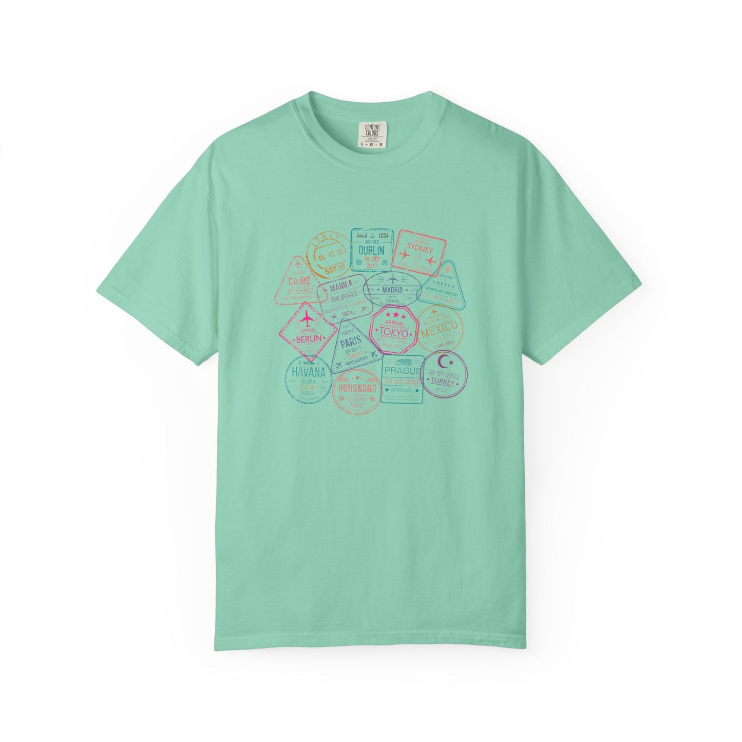 Passport Stamps Premium Tee