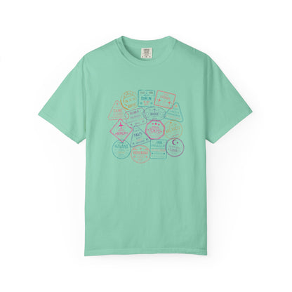 Passport Stamps Premium Tee