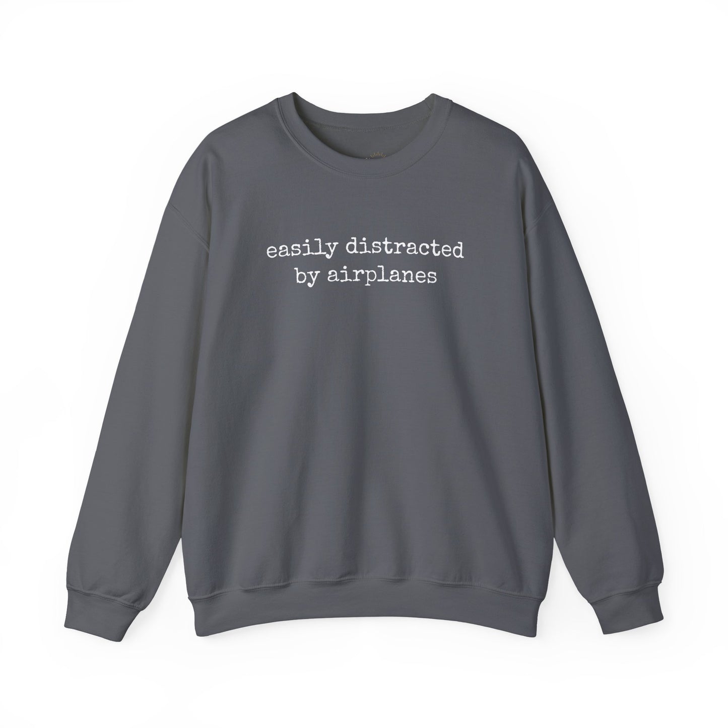 Easily Distracted By Airplanes Premium Sweatshirt