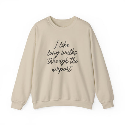 I Like Long Walks Premium Sweatshirt