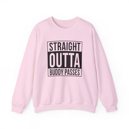 Straight Outta Buddy Passes Premium Sweatshirt
