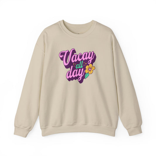 Vacay All Day Premium Sweatshirt