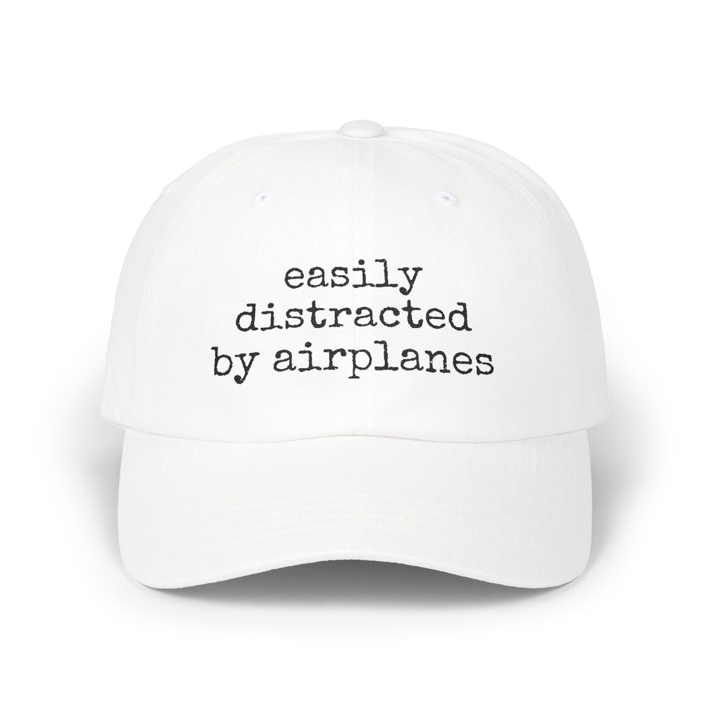 Easily Distracted By Airplanes Classic Hat