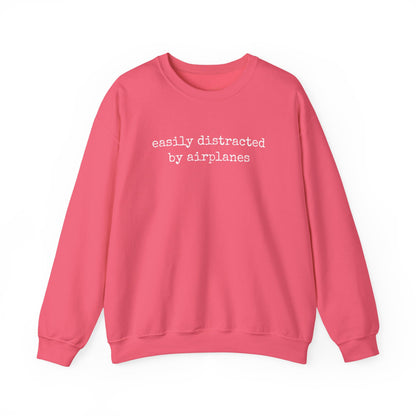 Easily Distracted By Airplanes Premium Sweatshirt