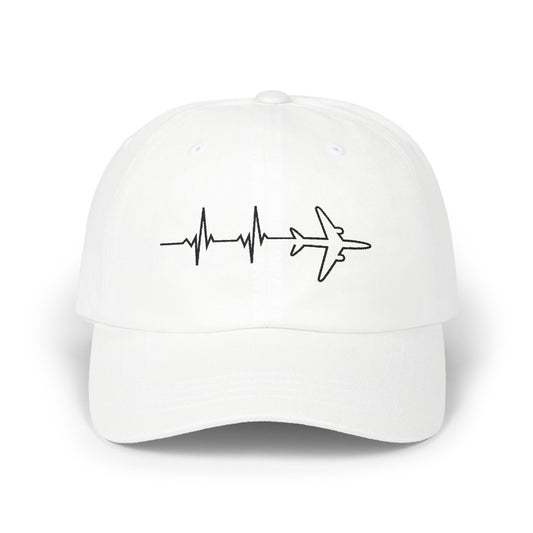 Heartbeat Airplane Classic Hat