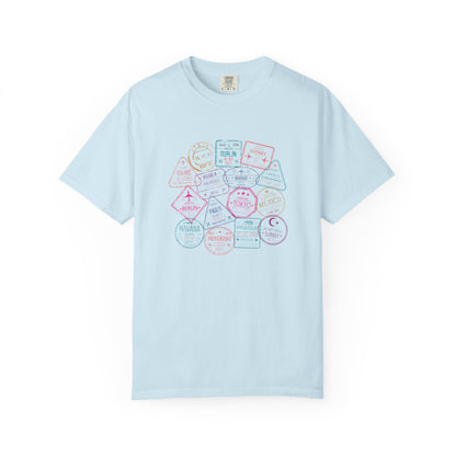 Passport Stamps Premium Tee