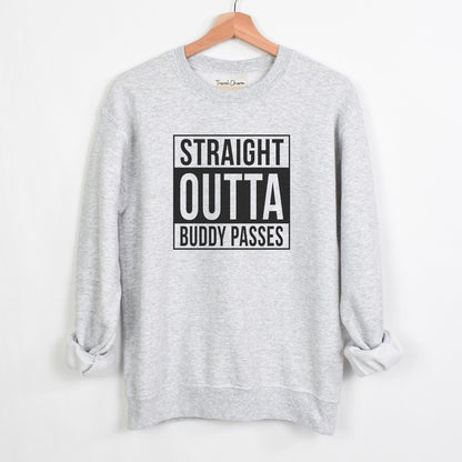 Straight Outta Buddy Passes Premium Sweatshirt