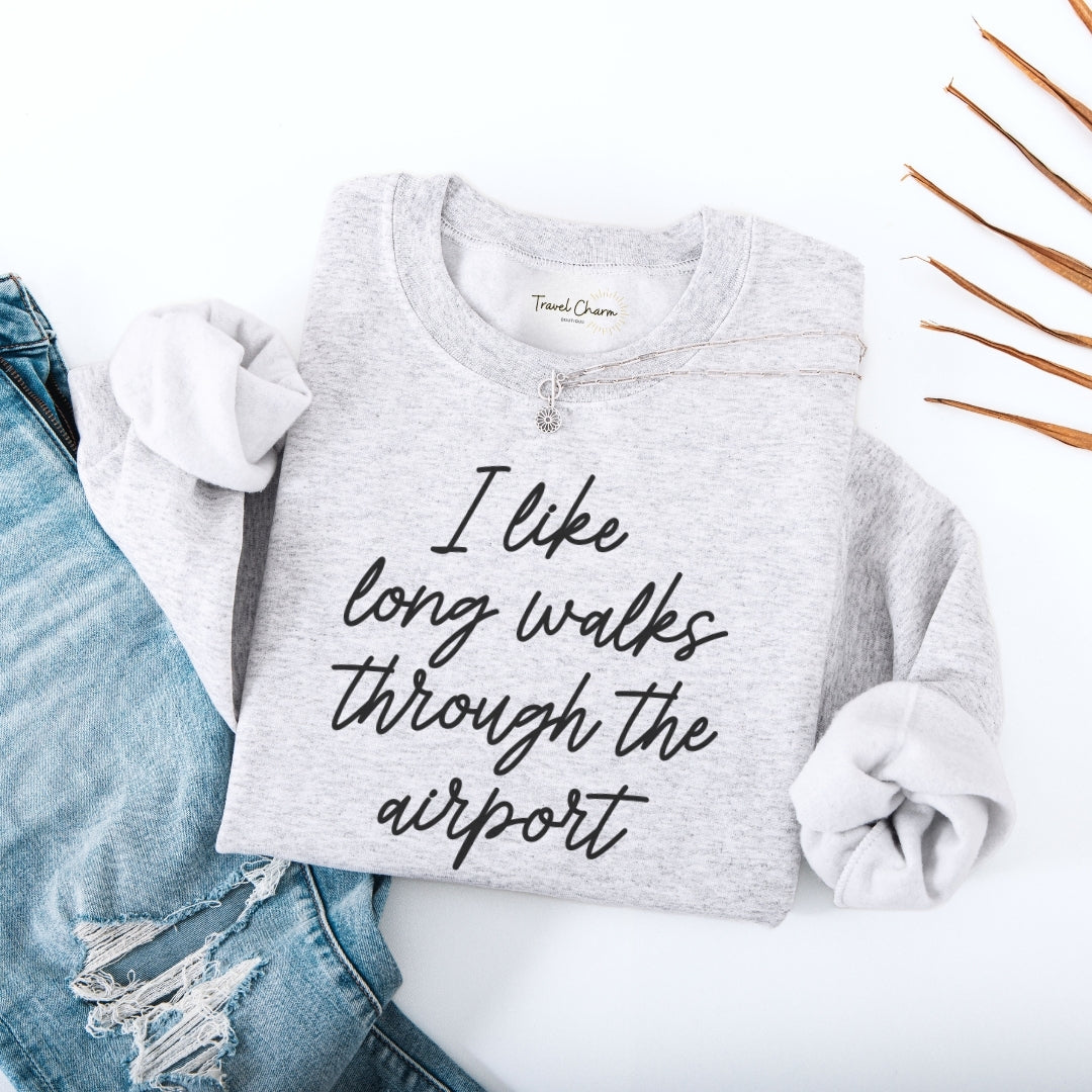 I Like Long Walks Premium Sweatshirt